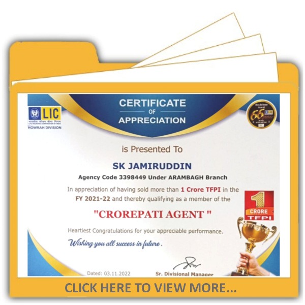 OUR CERTIFICATES